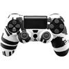 Qubick Controller Skin Nero Bianco (PS4)