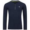 RED BRIDGE Maglione in Cotone da Uomo Felpa a Maniche Lunghe Slim Fit Fluo Blu S