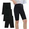 Panegy Pantaloncini da Ciclismo Ragazze Casual Danza Yoga Bambini Pantaloncini Elasticizzati semplici Activewear Traspirante Bambini Pantaloncini Vita Alta 2-3 Anni