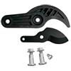 Fiskars Lama, incudine e viti di ricambio originali per troncarami a incudine Fiskars PowerGear L71 e L73, Nero, 1026290