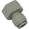 Dm fit Raccordo innesto rapido femmina diritto tubo 3/8" filetto 3/8"