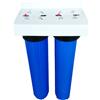 Batteria twin contenitore tazza porta filtro 20" big blue