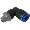 gomito girevole conico 1/8" 8 mm in resina