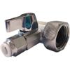Valvola di intercettazione a T 1/2 MF tubo 3/8"