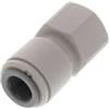 John Guest raccordo 3/8" X 3/8" FFL TERMINALE DIRITTO FEMMINA PI4512F6S Confezione completa 10 Pezzi