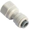 John Guest raccordo 3/8" X 1/4" NPTF TERMINALE DIRITTO FEMMINA PI451222S Confezione completa 10 Pezzi