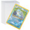 Carehabi Buste Proteggi Carte, 100 Pezzi Trasparenti Bustine Carte 66 X 92 MM 0,01MM Tasche Vuote per Carte Da Collezione Pokemon Magic