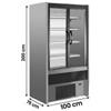 Frigo Murale Frutta e Verdura, Salumi, Bibite e Latticini Chioggia Porte Battenti -1°C/+5°C Larghezza 100 cm Profondità 75 cm