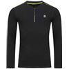 RED BRIDGE Maglione in Cotone da Uomo Felpa a Maniche Lunghe Slim Fit Fluo Nero S