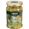 Ponti, Carciofi Zero Olio, Carciofini a Spicchi con Pepe e Limone, Ideali come Aperitivi, Antipasti e Contorni Senza Grassi, 100% Made in Italy, 300 g