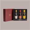 LUCGEL Cofanetto Scatola Regalo Elegante Tris 100 ml Medaglie D'Oro Aceto Giusti