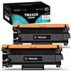 iNKPAD TN2420 Compatibile Cartuccia di Sostituzione per Toner Brother MFC L2710DW L2710DN MFC-L2710DW MFC-L2710DN MFC-L2750DW HL-L2350DW DCP-L2510D DCP-L2530DW TN 2420 TN-2420 TN2410 (2 Nero)