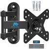 Mounting Dream Supporto TV a Parete Girevole e Inclinabile per Schermi 10-26 Pollici, LCD/LED, Fino a 15kg, Max. VESA 100x100mm