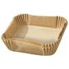 ALGON | 20 basi carta Airfryer quadrata 24 cm - carta friggitrice aria antiaderente, resistente ai grassi e alle alte temperature - carta Airfryer per friggitrice facile da usare