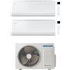SAMSUNG Condizionatore Cebu S2 dualsplit 9000+12000 btu inverter wifi codice prod: AR50F09(12)C1AHNEU AJ040TXJ2KG