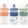 NEW VALMAR Nuby Borraccia 2 in 1 in Tritan con Funzione Biberon e Tazza con Cannuccia Rigida 360ml