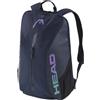 HEAD Tour Backpack 25L - Zaino 25 Litri, Blu Marino