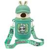 Generico Borraccia Termica per Bambini - 610ML, Acciaio Inox con Isolamento Sottovuoto, Senza BPA, Antigoccia, Mantiene le Bevande Calde e Fredde per Ore (VERDE)