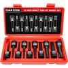 DAKCOS Set di chiavi a bussola Torx da 1/2, T20-T80, 10 pezzi, in lega di acciaio, CR-MO