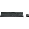 Logitech MK235 Tastiera e Mouse Wireless USB QWERTZ Svizzero Grigio Full-size
