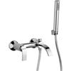 Jacuzzi Gruppo vasca esterno con doccia duplex Jacuzzi | rubinetteria Ray ottone cromato 0IO00002JA00