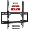 Maclean Supporto TV, max VESA 400x400, 32-70, 45 kg, regolazione dell'inclinazione +0°~-10°, Ultra sottile Distanza da Muro soli 28mm, Universale per TV LCD, LED, OLED MC-412