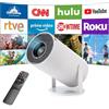Astarama Proiettore Portatile,4K Mini Proiettore Videoproiettore con Android 11,Correzione Trapezoidale Automatica,2.4/5G WiFi Bluetooth 5.0,Rotazione di 180 Gradi. Compatibile con il Telefono/PC/laptop