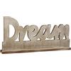 Atosa BigBuy Home - Cartello in legno Dream, marrone, grande