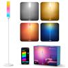 Lepro O1 AI Lampada da Terra,Piantana Moderna per Soggiorno,Musica Sincronizzazione per Festa,Gaming,TV,Compatibile Alexa/Google Home,Progettista Illuminazione AI Personalizzato,RGBIC,1800 Lumen