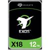 Seagate Enterprise C EXOS X18 12TB 3.5IN 7200RPM SATA Helium 512E