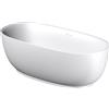 RIHO Phatos vasca da bagno freestanding, ovale, B162001105, Phatos bianco opaco [Vasche da Bagno > Vasche da Bagno Freestanding]