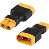 QIANRENON XT60 Femmina a XT90 Maschio RC Batteria Carica conversione Connettore XT60 Presa a XT90 Spina ESC Adattatore, per Modello Drone rc Auto Quadcopter, 2 PCS