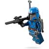 BRICK Flip Lego Star Wars - Set di Personaggi Mandalorian Warrior Con Grande Blaster e Zaino Missilistico, Alternativa a Battle Pack, Minifigure Set Mandalorianer