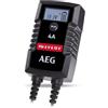 AEG Automotive 10616 - Caricatore a microprocessore per Batteria Auto LD 4.0, 4 Amp per 6/12 V, Livelli di Carica 7-HF, Funzione di Avvio Automatico, connessione Comfort