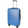 Il Gruppone Passione Casa Trolley Bagaglio Mano Rigido 37x20x54.5 Piccolo Ultraleggero Valigia In Abs Con 4 Ruote Manico Chiusura Di Sicurezza Per Compagnie Low Cost Economy Zaino Da Viaggio - Blu Royal