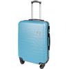 Il Gruppone Passione Casa Trolley Bagaglio Mano Rigido 37x20x54.5 Piccolo Ultraleggero Valigia In Abs Con 4 Ruote Manico Chiusura Di Sicurezza Per Compagnie Low Cost Economy Zaino Da Viaggio - Turchese