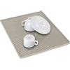 Wenko Tappeto drenante MOD. Maxi Tappetino scolapiatti Antiscivolo per Cucina Asciugatura Rapida Lavabile in lavastoviglie 40 x 1 x 30 cm plastica Beige