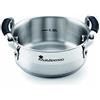 MasterPRO Smart | Casseruola da cucina da 12 cm | Triplo strato in acciaio inox e alluminio forgiato | Con manici ergonomici | Casseruola da cucina | Per tutti i tipi di cucine