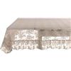 Blanc Mariclò' Copritavolo tovaglia Pizzo+ Gala Romantic Lace Beige 180x240+12cm