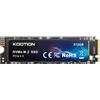KOOTION SSD 512GB M.2 2280 PCIe 4.0 NVMe, Fino a 5000 MB/s, Alte Prestazioni SSD Interno, Compatibile con PC e Notebook, Ideale per Gaming e Lavoro, Installazione Facile - Nero