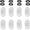 LuJasi Fontanella per Gatti Senza Fili 3.2L Fontanella Gatto con Sensore di Movimento Petkit Dispenser Acqua Gatti 4000mAh Filtrazione di alta qualità Bianco (Light gray)