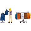 Noch Tiny-Scenes - Modellino di scene per H0, scena di mercato realistica con stand per modellismo