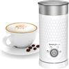SIMPLETaste Montalatte Elettrico 4 in 1, Bianco | Interno Antiaderente, Facile da Pulire, Spegnimento Automatico, Schiuma Calda e Fredda, per Latte, Macchiato e Cappuccino