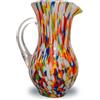 Gocce di Murano Brocca Buvette da 750 ml Made in Italy in Vetro Soffiato. Lavorati Secondo la Tradizione degli Artigiani di Murano, Caraffa da Tavolo Elegante