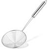 Trinkrittey Schiumarola in acciaio a forma di ragno, 14 cm, colino per pasta, colino a forma di ragno, gadget da cucina, per cucinare e friggere