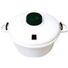 Suinga Pentola a Pressione per Microonde 2,8L - Cucina Sana e Veloce con Valvola di Vapore, Chiusure Ermetiche, Include Tazza Misurino e Spatola