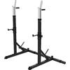 GORILLA SPORTS® Supporto per Bilanciere - 79 x 150-190 x 133 cm, Regolabile in Altezza, con Dip Barra, Portata massima 250 kg - Rack da Squat, Pesistica Rack, Stand per Squat