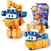Super Wings Transforming aeroplano Marty, altezza circa 2 inch/5 cm, Figura d'azione 2 in 1, aeroplano giocattolo e figura robotica per bambini e bambine a partire da 3 anni