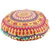 Krytavo Indian Cuscini del Pavimento della Mandala Cuscino Rotondo della Boemia Cuscini Cuscino della Cassa # 13
