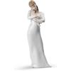 Lladrò LLADRO' Figurina Madre Buonanotte Angelo Mio 35x9cm Porcellana